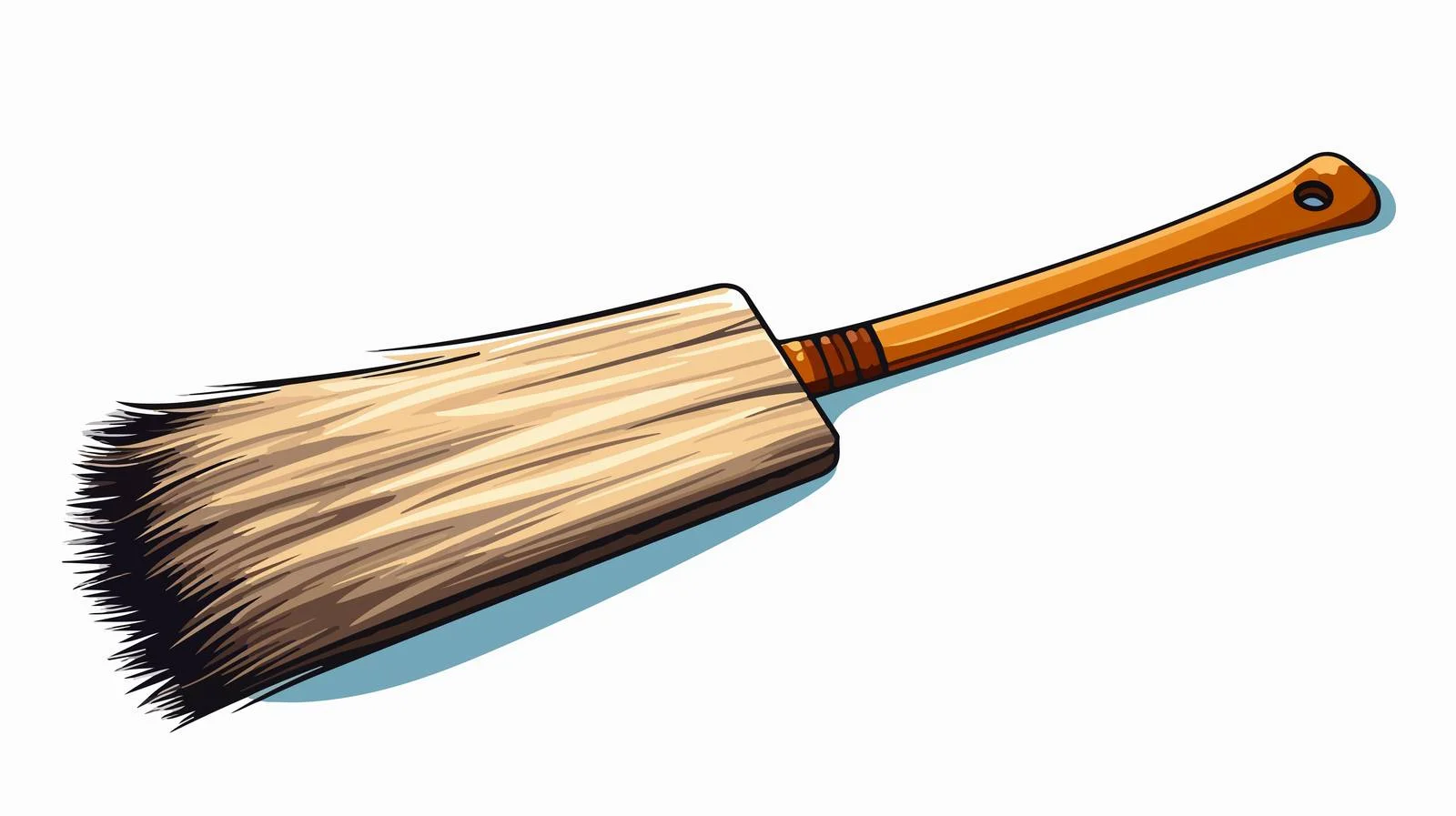 Vintage Sweeping Brush Stock Vector Illustration — free download from Dotvec