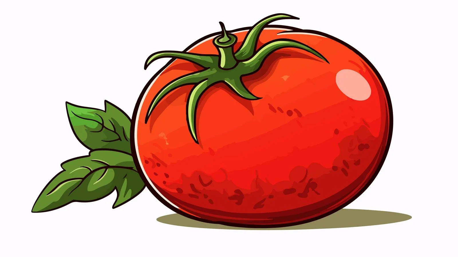 Retro Tomato Cartoon Car Illustration — free download from Dotvec