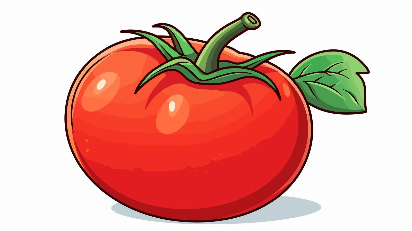 Vintage Tomato Cartoon Vector Illustration — free download from Dotvec