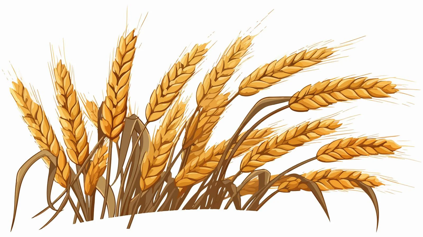 Vintage Wheat Cartoon Vector Illustration — free download from Dotvec