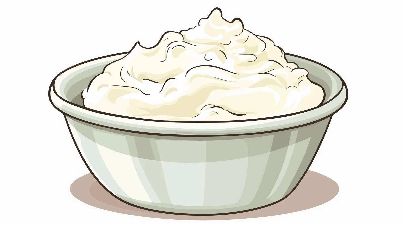 Retro Cartoon Yogurt Vector Illustration — free download from Dotvec