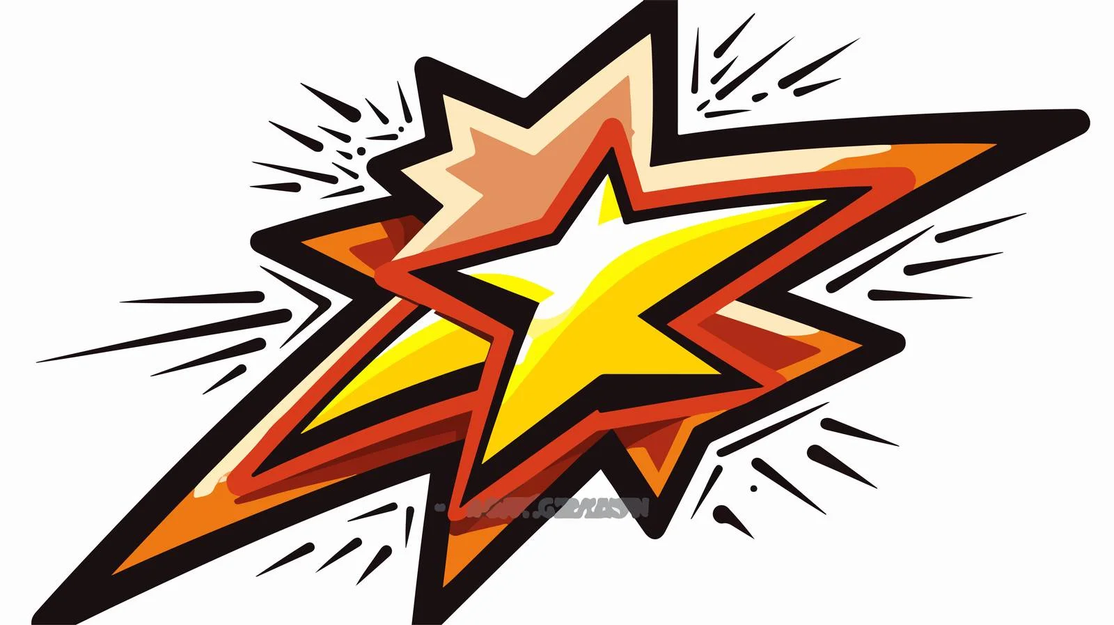 Retro Zap Cartoon Symbol Vector Illustration — free download from Dotvec