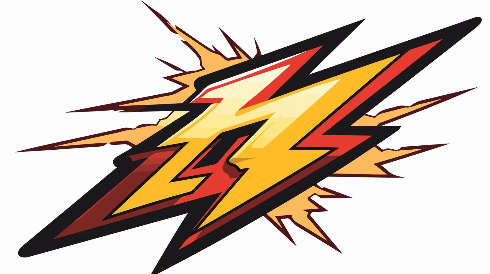Retro Zap Symbol Vector Graphic — free download from Dotvec