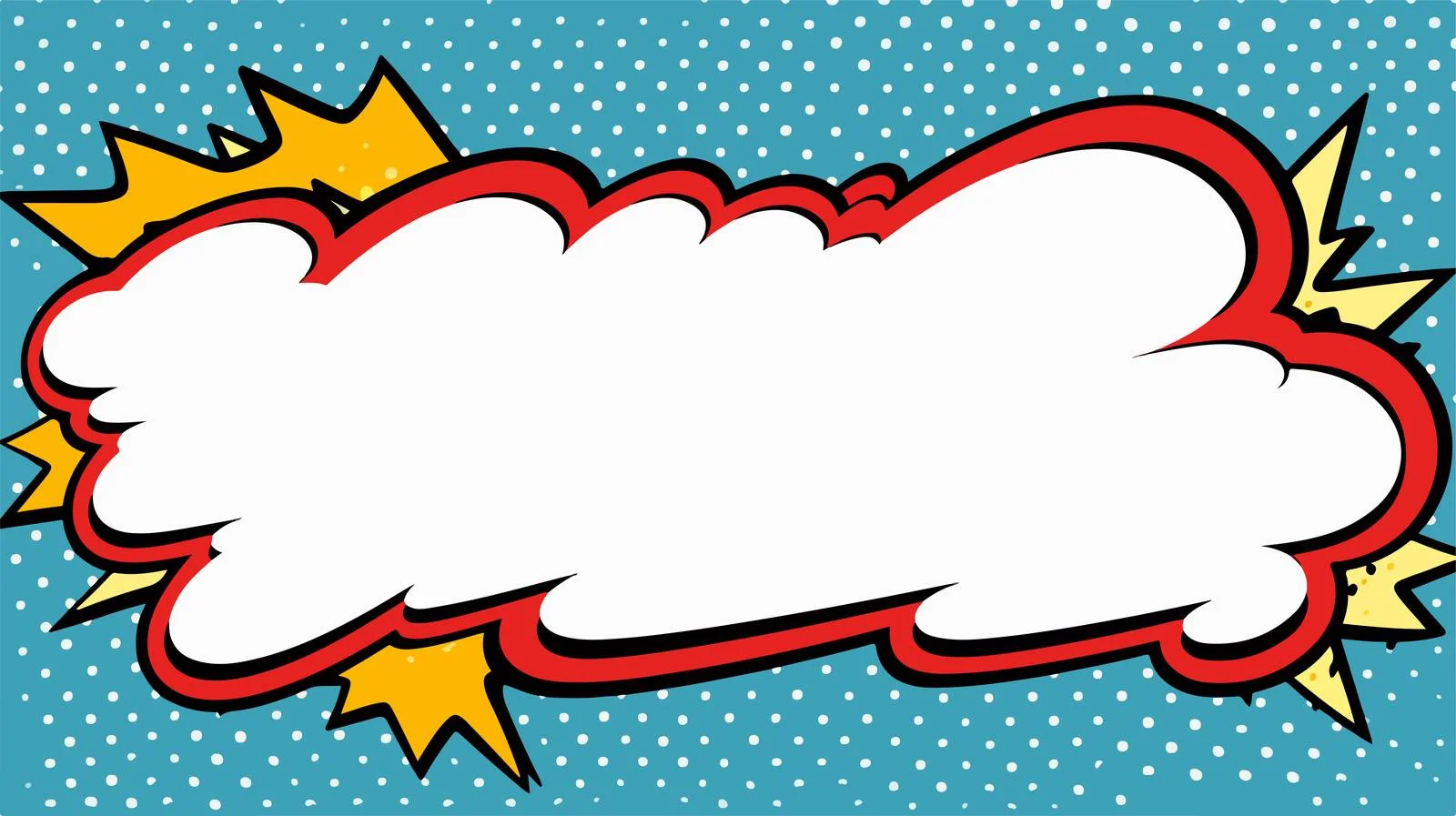 Speech Bubble Cartoon Film Strip — free download from Dotvec