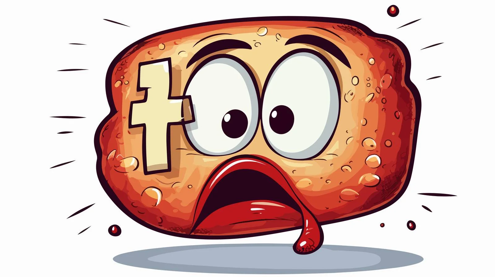 Creative Food Dislike Speech Bubble — free download from Dotvec