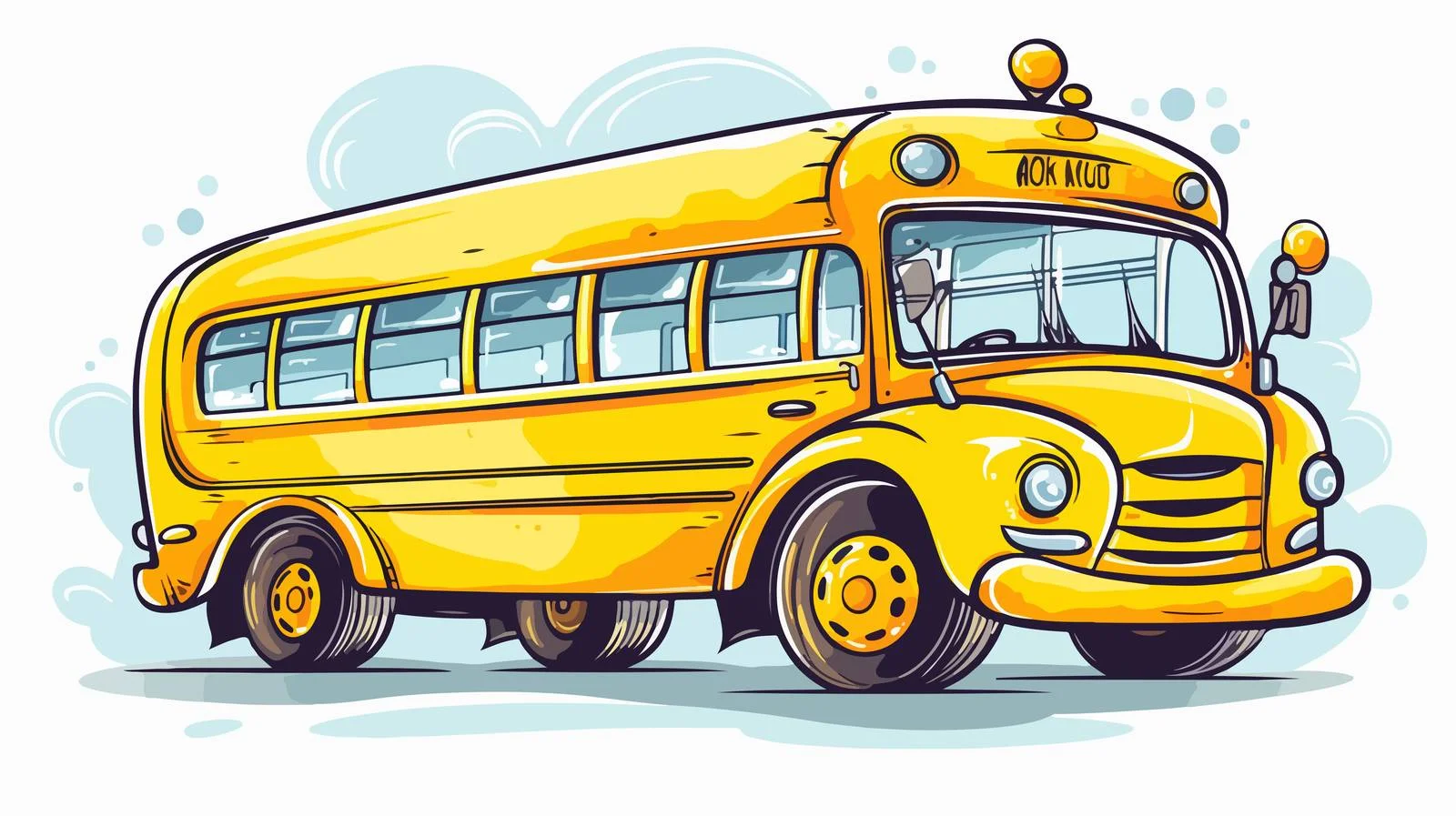 Creative Yellow Speech Bubble Cartoon — free download from Dotvec