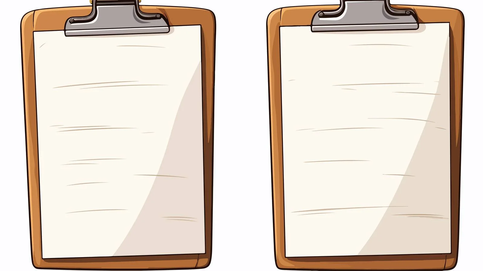 Cartoon Clipboard Car Vector Illustration — free download from Dotvec