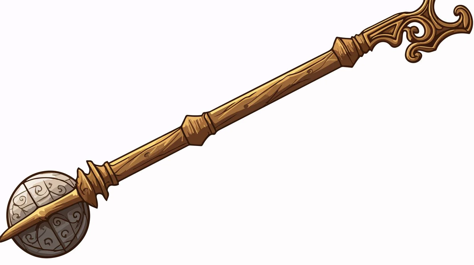 Medieval Mace Vector Illustration — free download from Dotvec