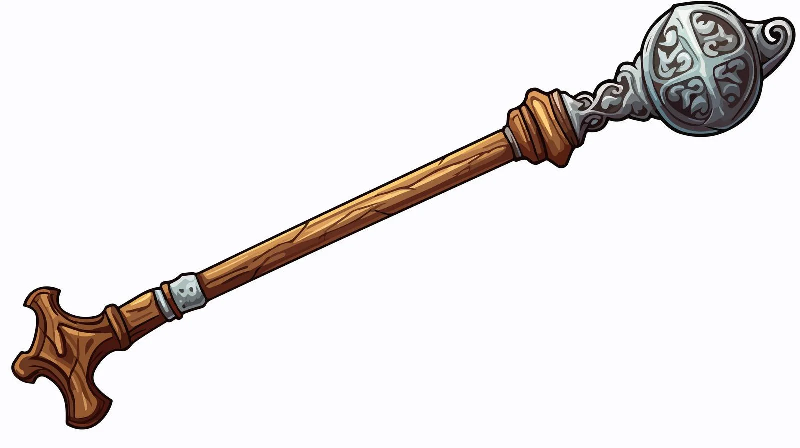 Medieval Mace Vector Illustration — free download from Dotvec