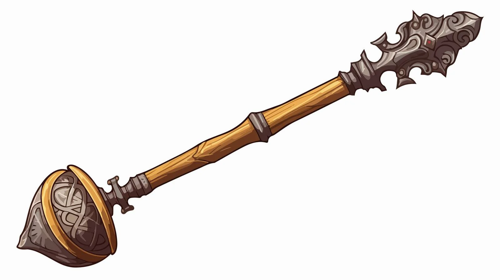 Medieval Mace Stock Vector Illustration — free download from Dotvec