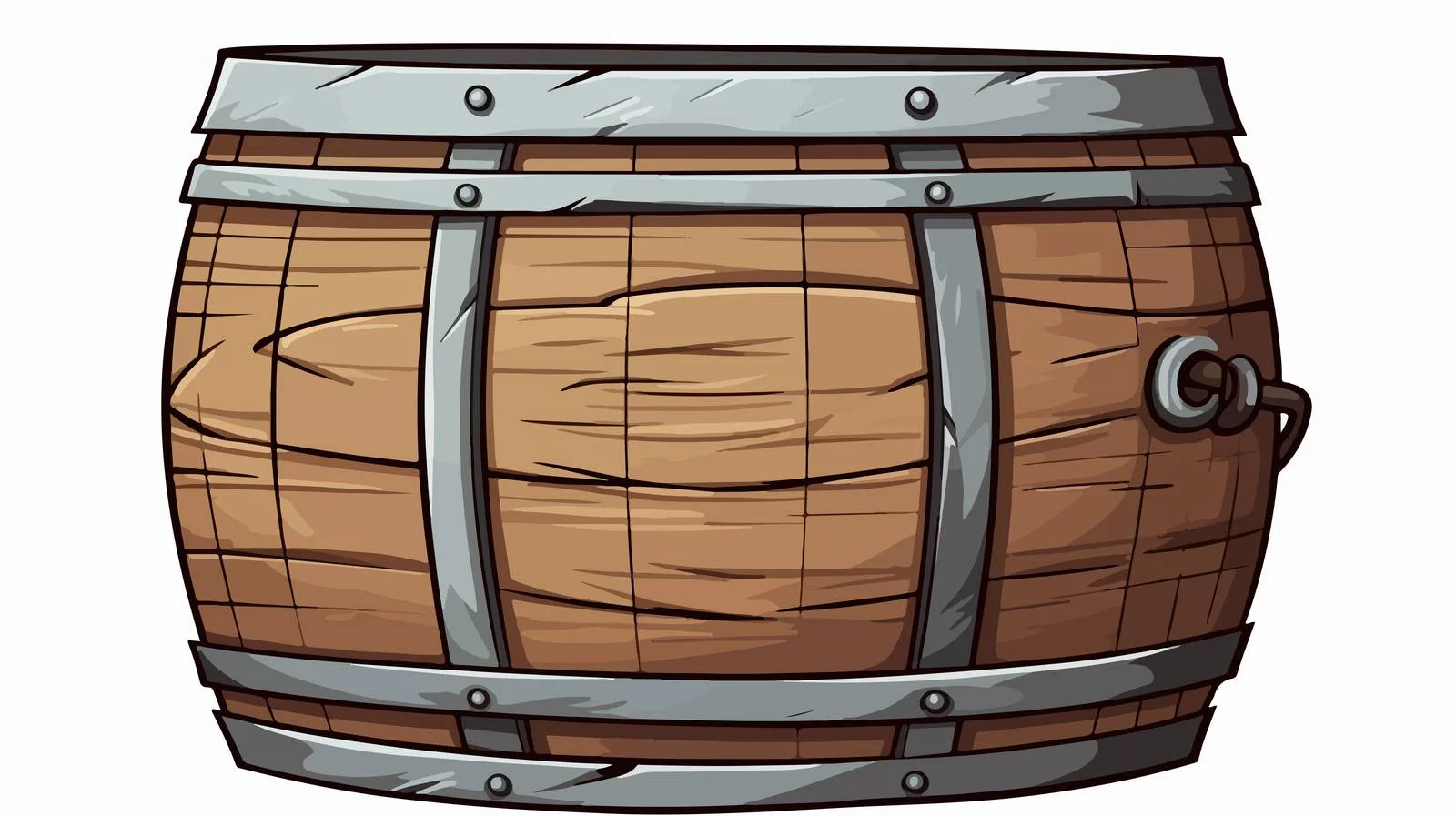 Cartoon Milk Barrel Illustration — free download from Dotvec