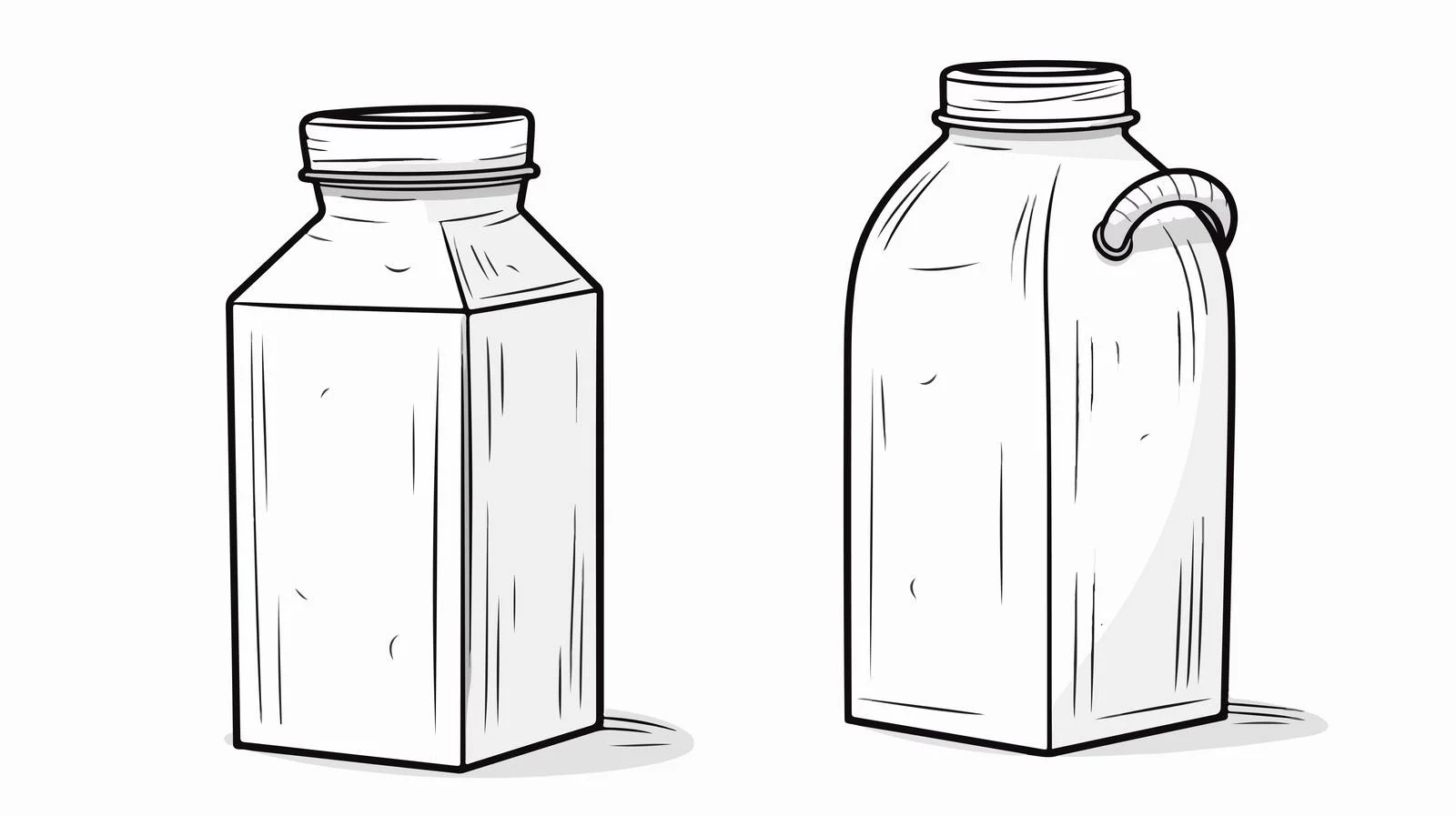 Whimsical Milk Carton Vector Illustration — free download from Dotvec