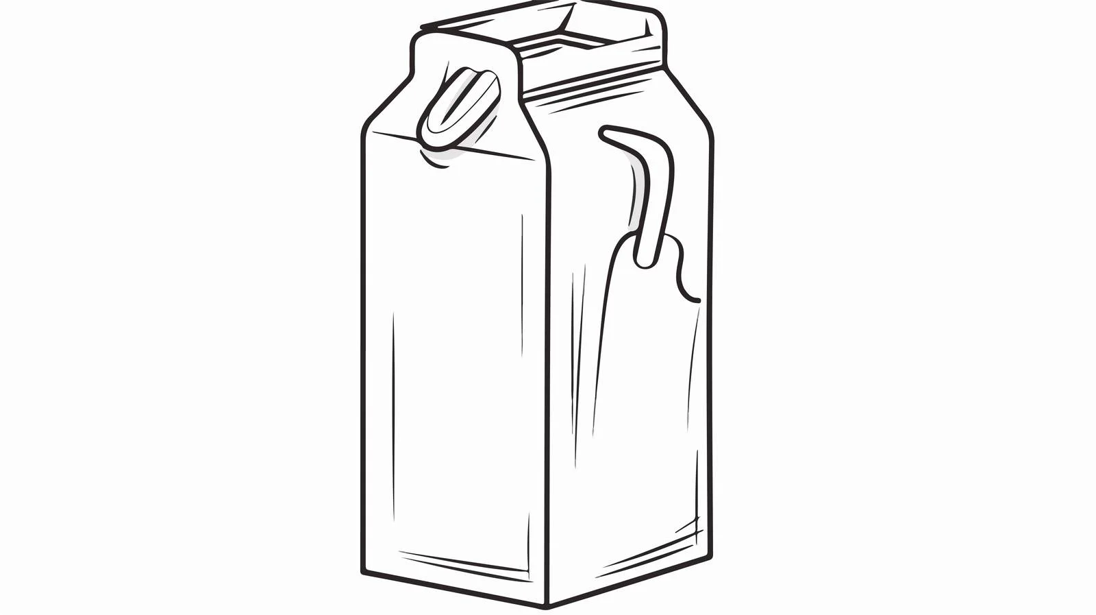 Cartoon Milk Carton Vector Illustration — free download from Dotvec