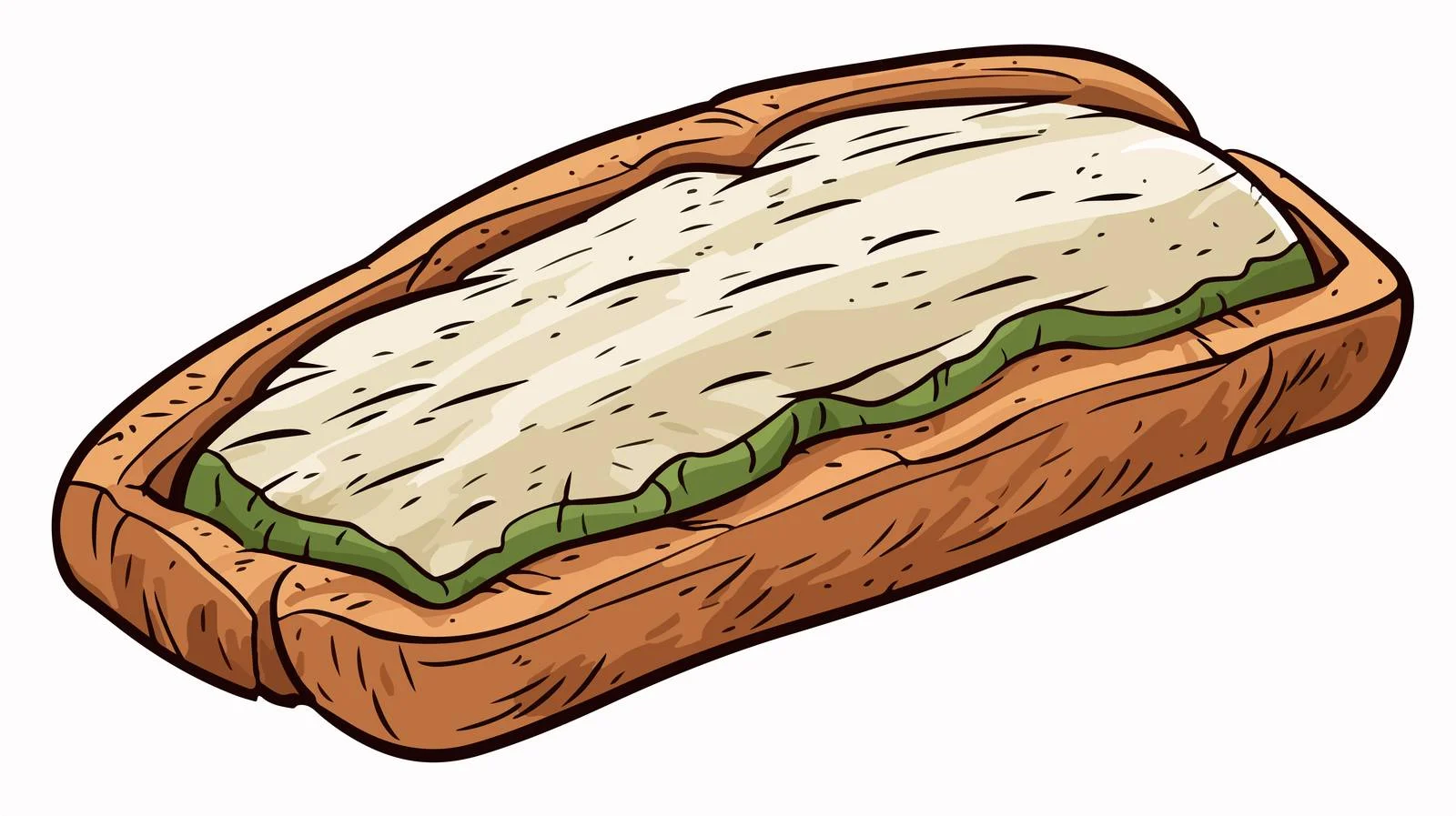 Cartoon Mouldy Bread Vector Illustration — free download from Dotvec