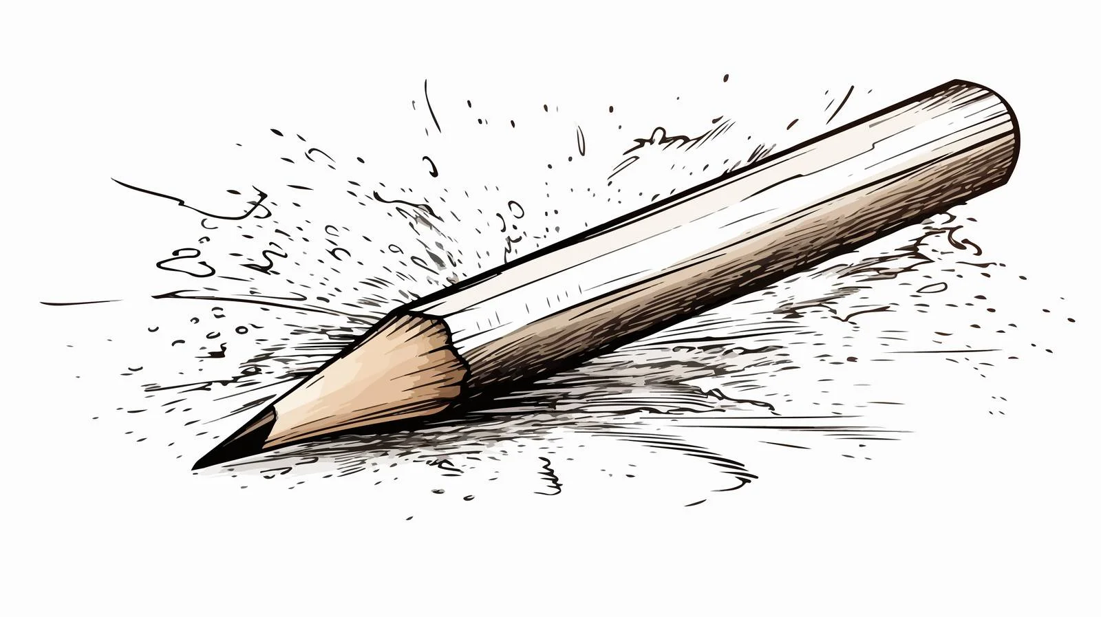 Cartoon Pencil Stock Vector Illustration — free download from Dotvec