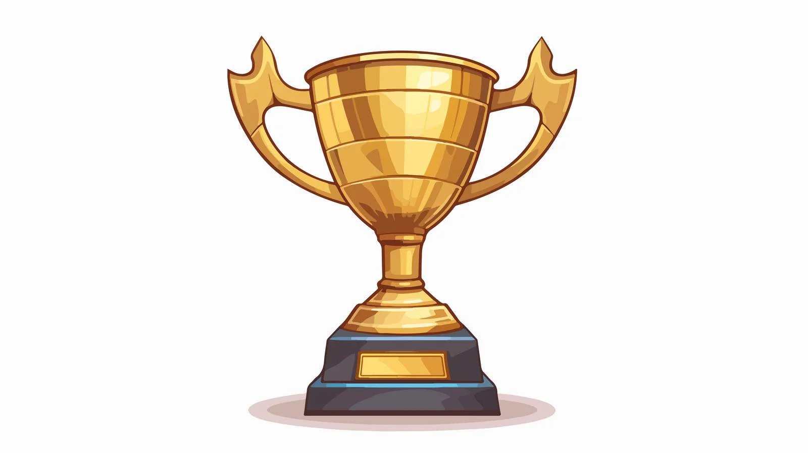Fun Cartoon Sports Trophy Vector Illustration — free download from Dotvec