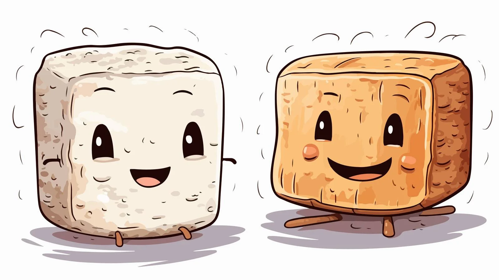 Toasted Marshmallow Illustration — free download from Dotvec