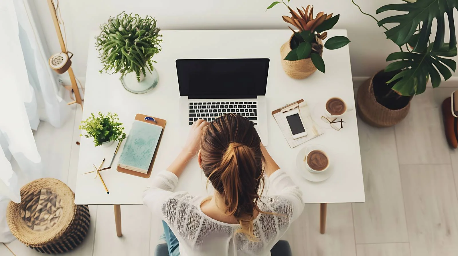 Home-based Freelancer Workspace — free download from Dotvec