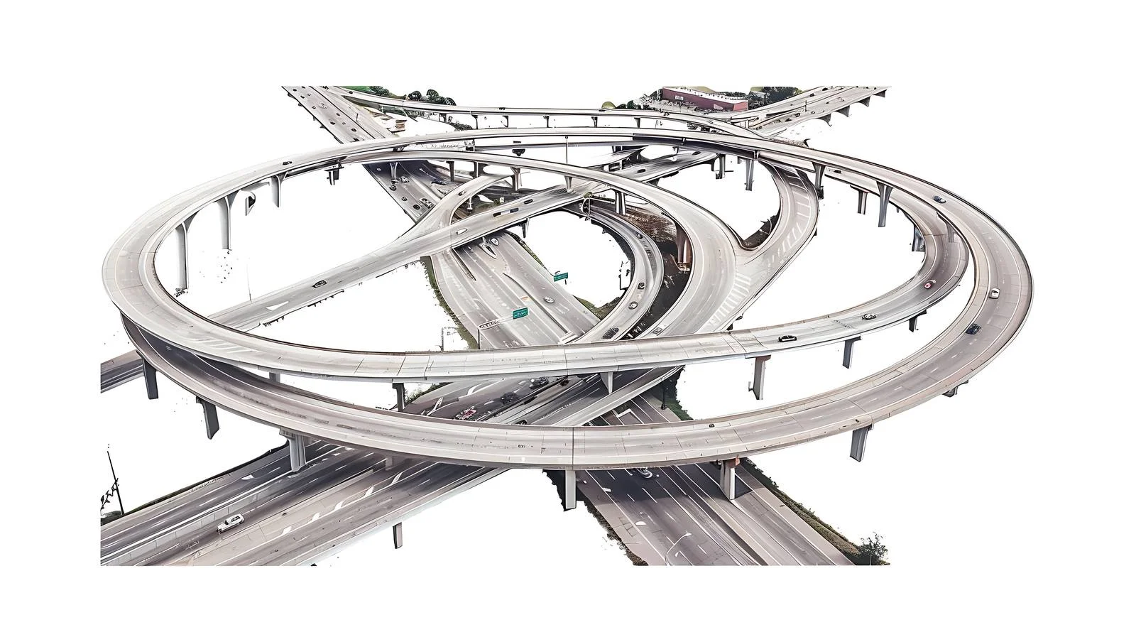 Milwaukee's Isolated Freeway Interchange — free download from Dotvec