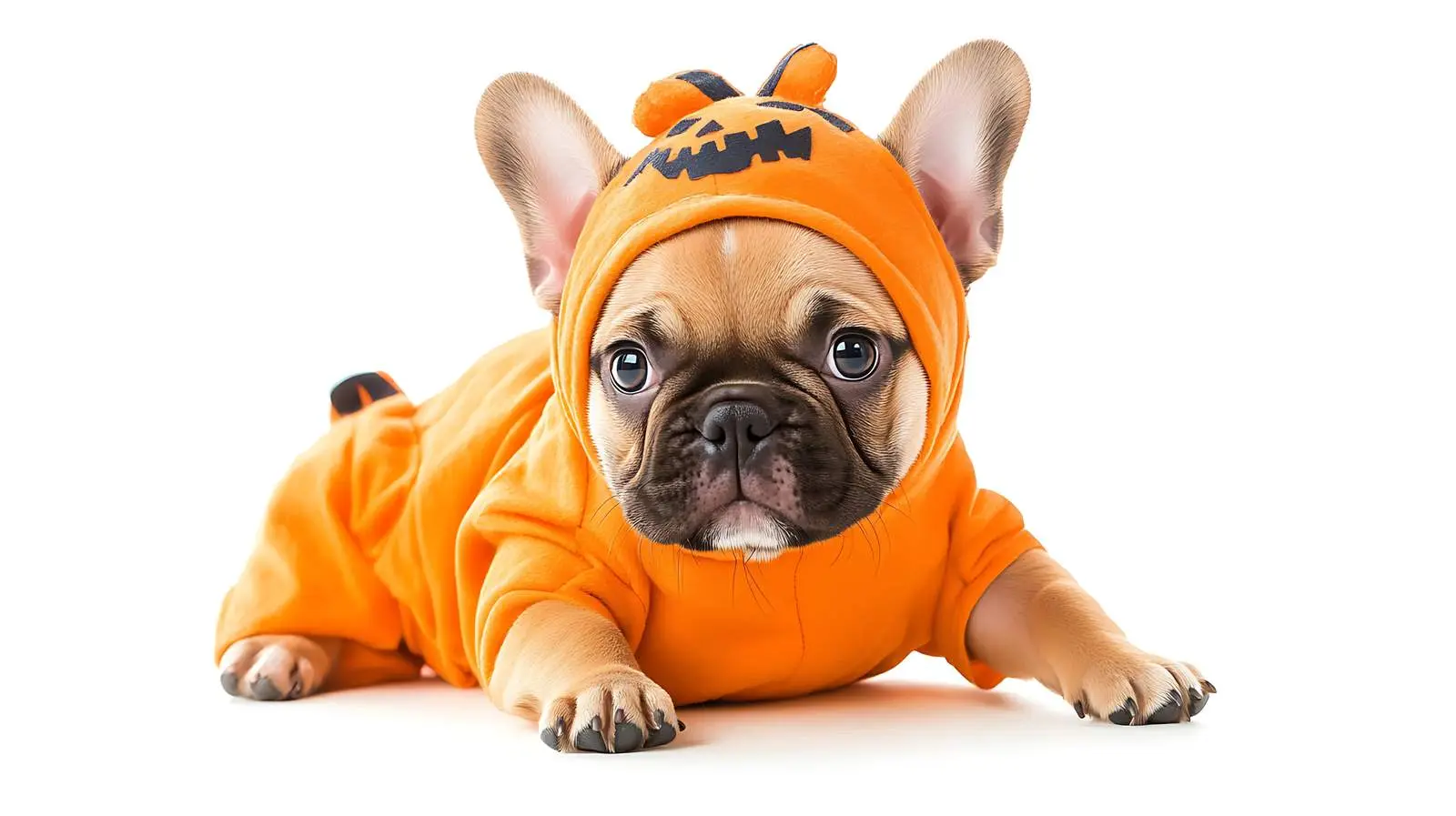 French Bulldog Funny Pumpkin Costume – free bulldog image from Dotvec