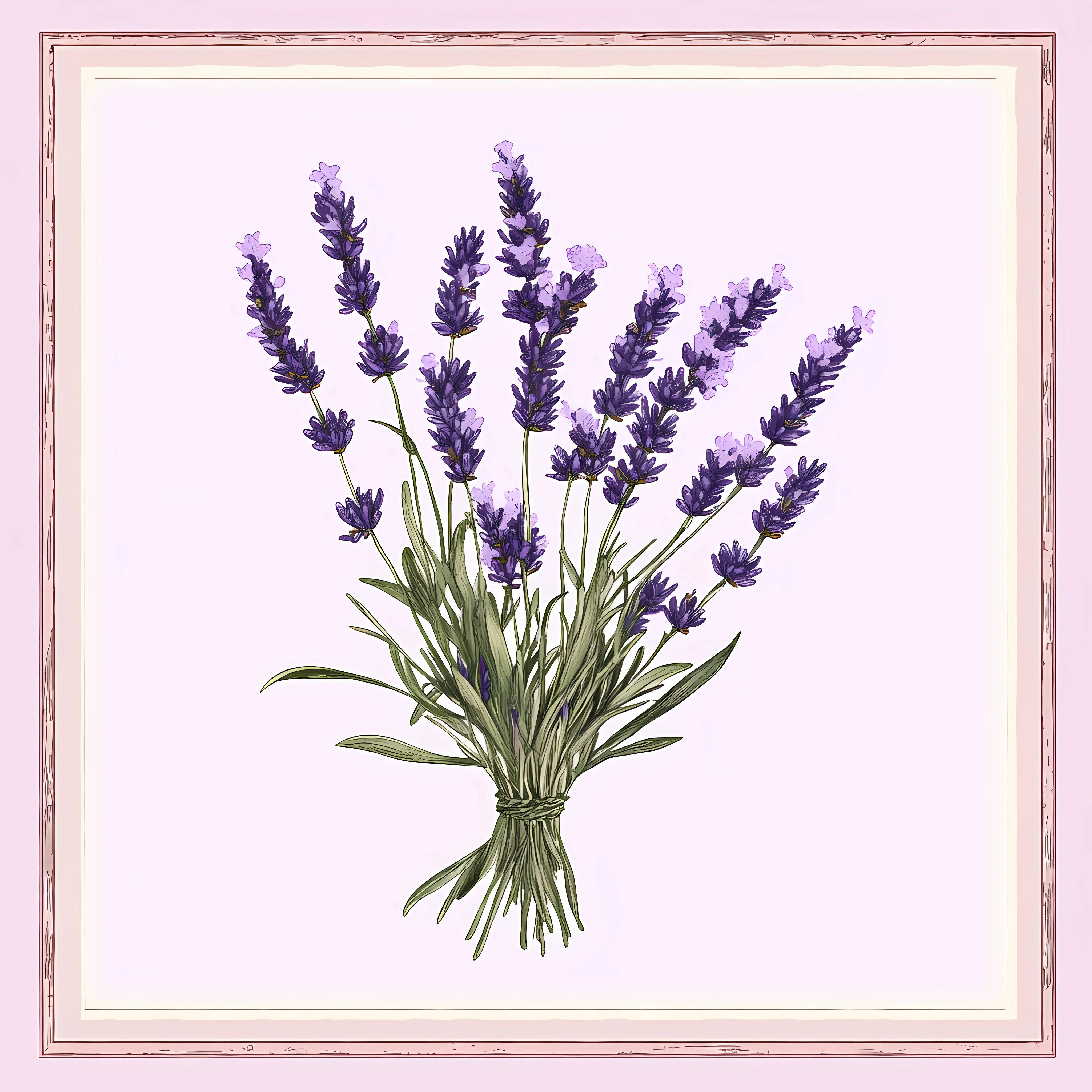 Hand Drawn French Provence Lavender Illustration — free download from Dotvec