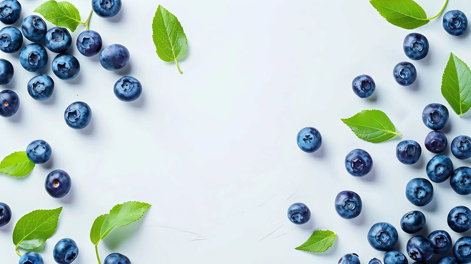 Vibrant Hand-Picked Blueberries on Isolated Background — free download from Dotvec