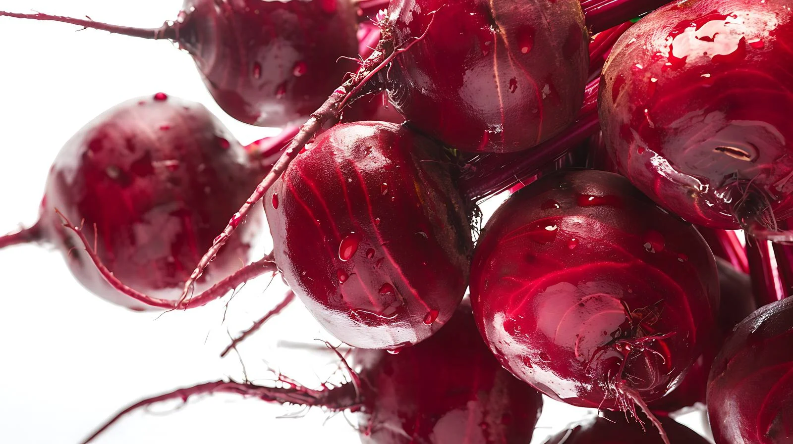 Vibrant beets at market stall display — free download from Dotvec
