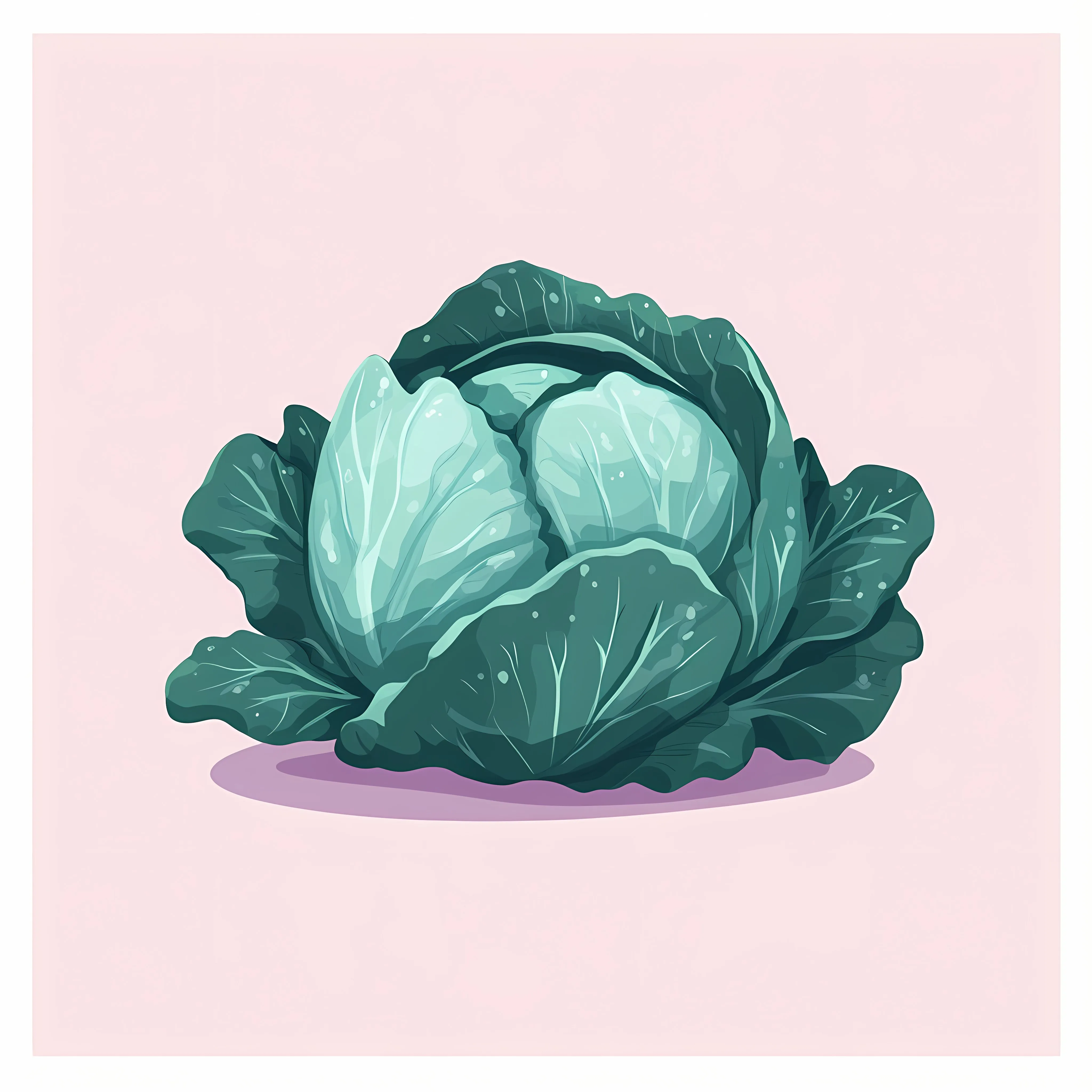 Fresh Cabbage Vegetable Healthy Food Illustration — free download from Dotvec