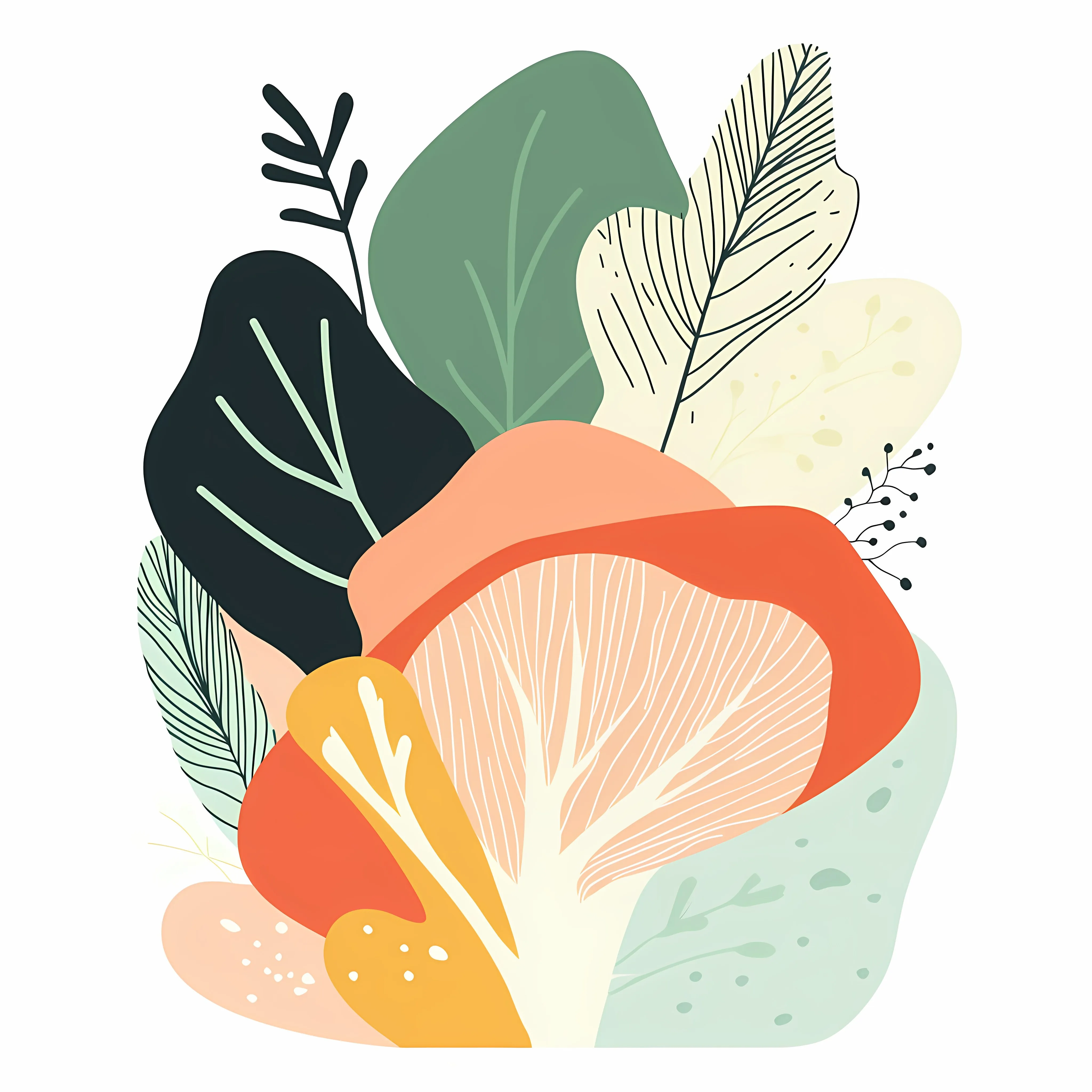 Fresh Cabbage Vegetable Healthy Food Illustration — free download from Dotvec