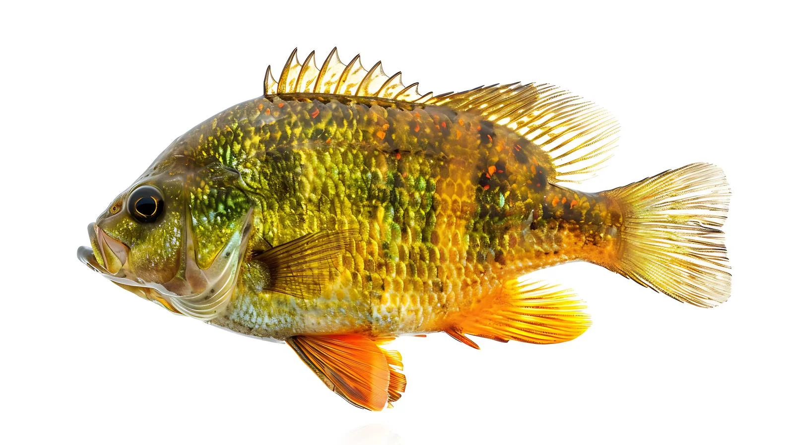 Northern Minnesota Bluegill Catch in Sunlight — free download from Dotvec