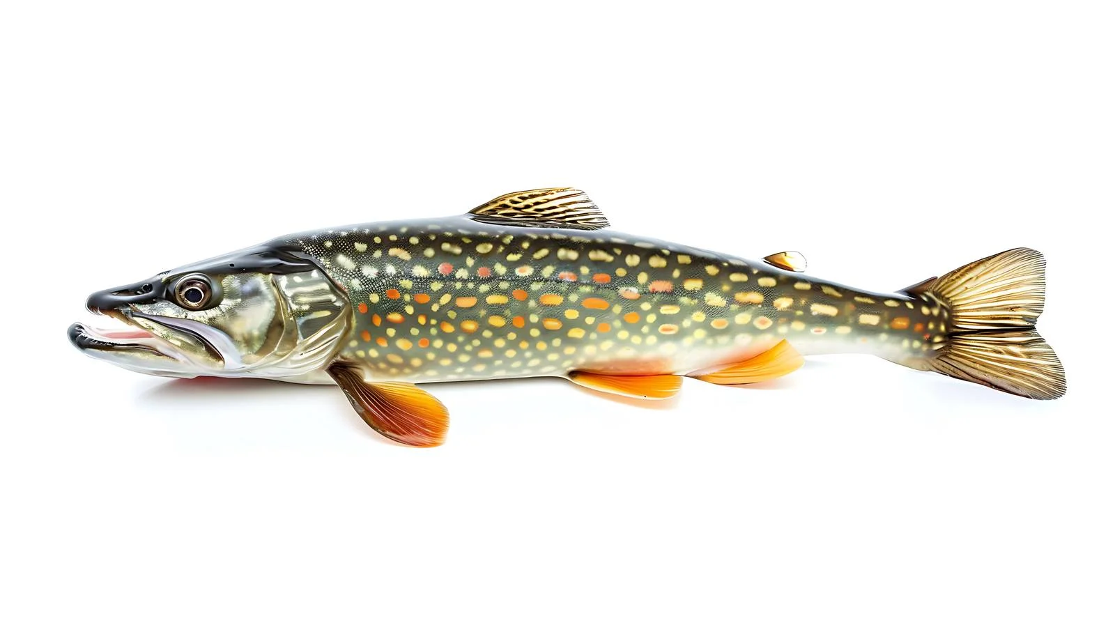 Prime Fresh Northern Pike on White Background — free download from Dotvec