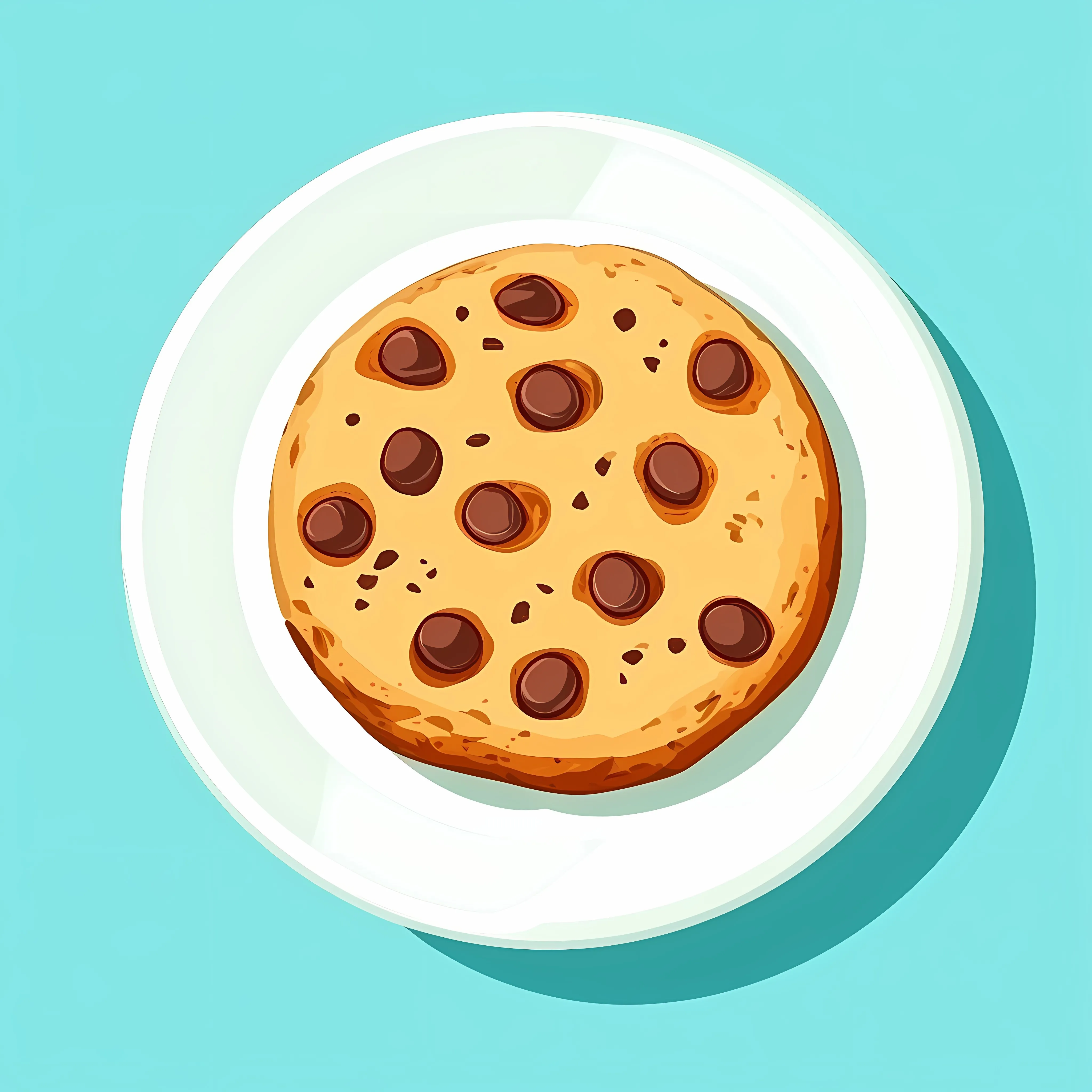Healthy Fresh Cookie Snack Illustration — free download from Dotvec