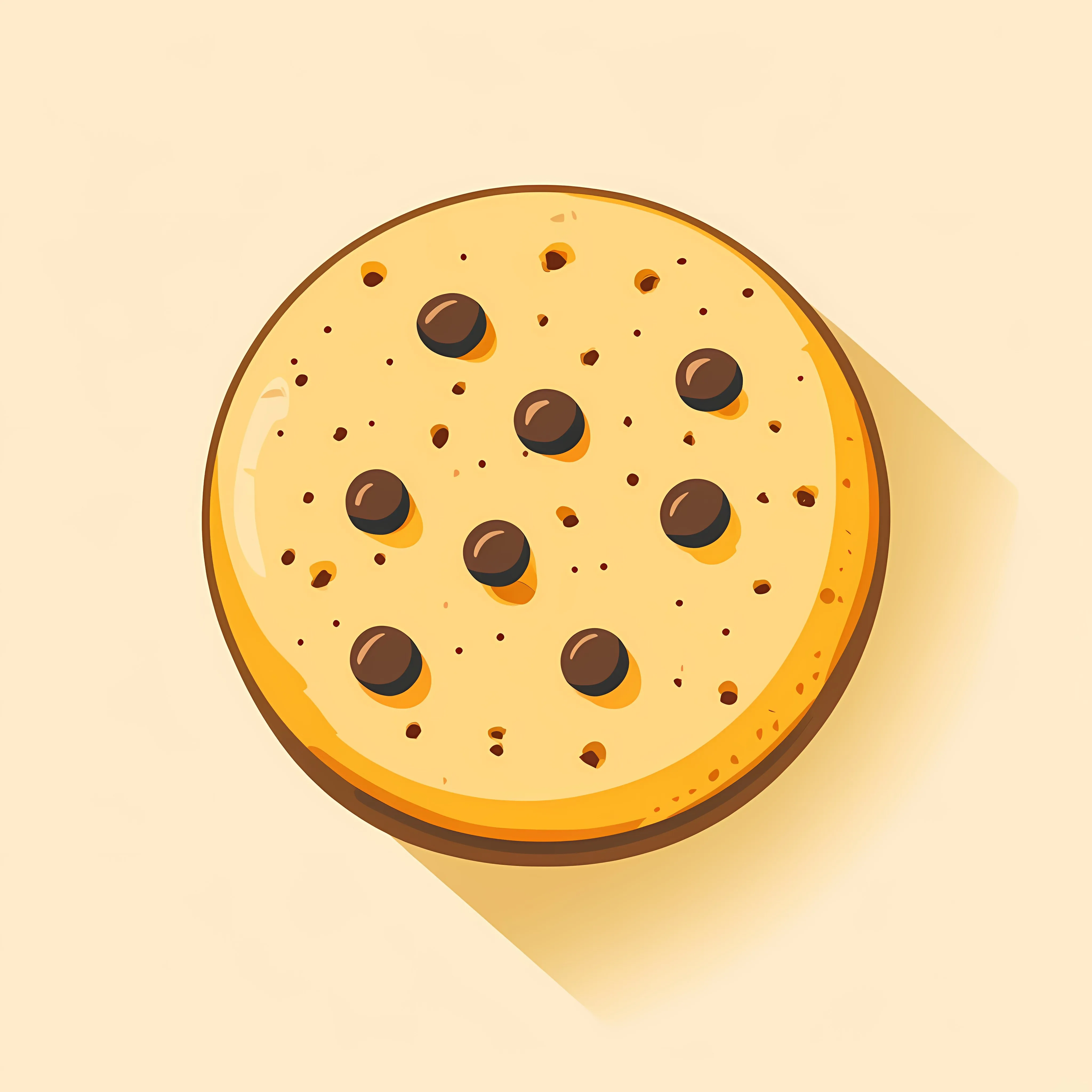 Healthy Fresh Cookie Snack Isolated Illustration — free download from Dotvec