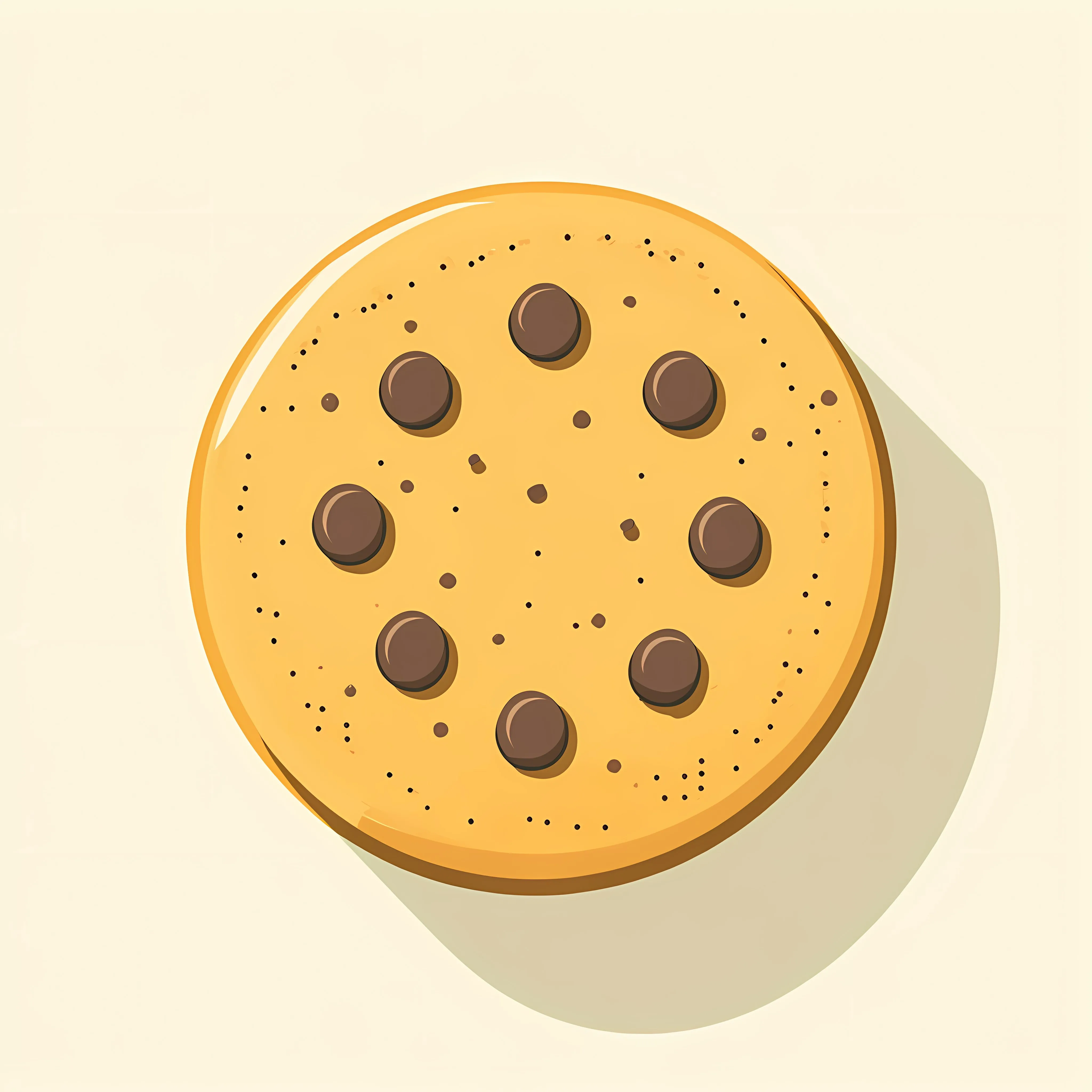 Healthy Fresh Cookie Snack Flat Design Illustration — free download from Dotvec