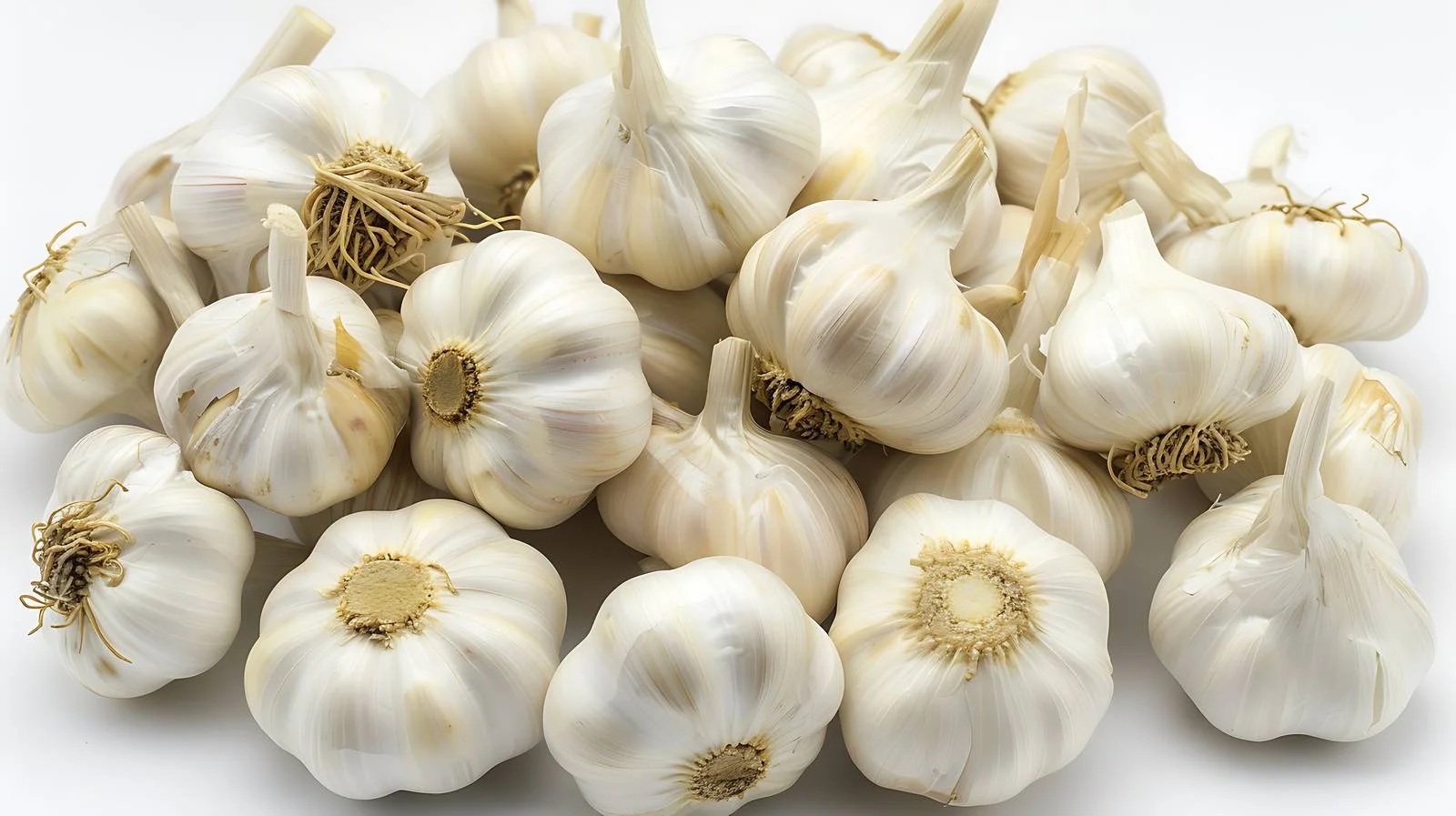 Vibrant Fresh Garlic at Market Stall — free download from Dotvec