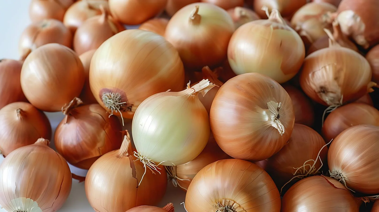 Vibrant Ripe Onions on Golden Background — free download from Dotvec
