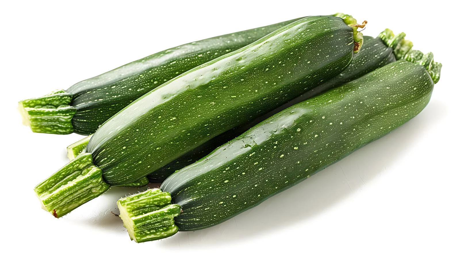 Vibrant zucchinis at the market stall — free download from Dotvec