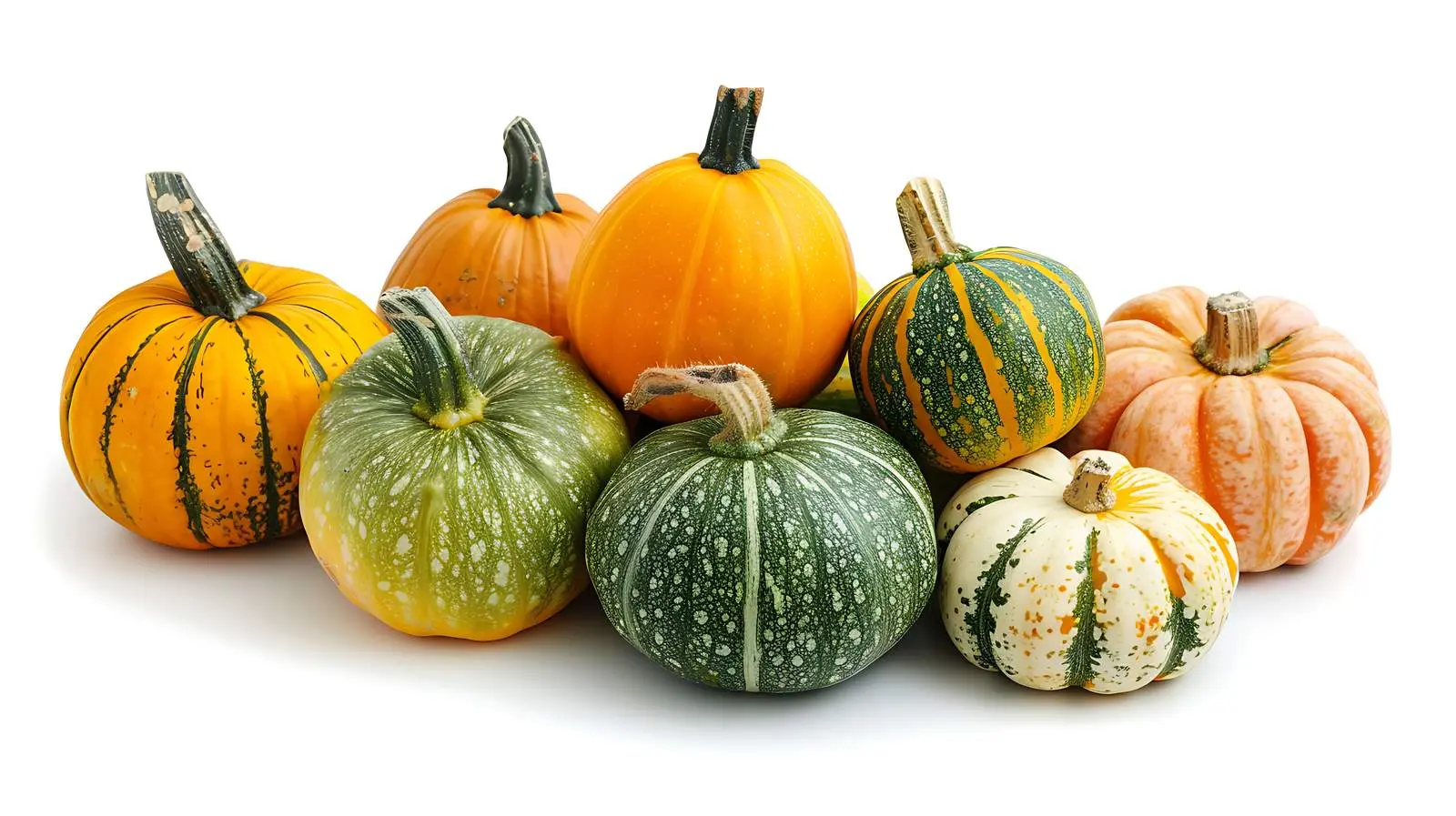 Vibrant Pumpkins at Autumn Farmers Market — free download from Dotvec