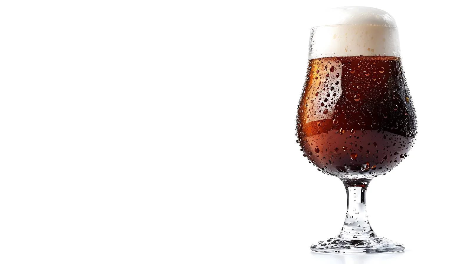 Elegant Dark Craft Beer in Glass — free download from Dotvec