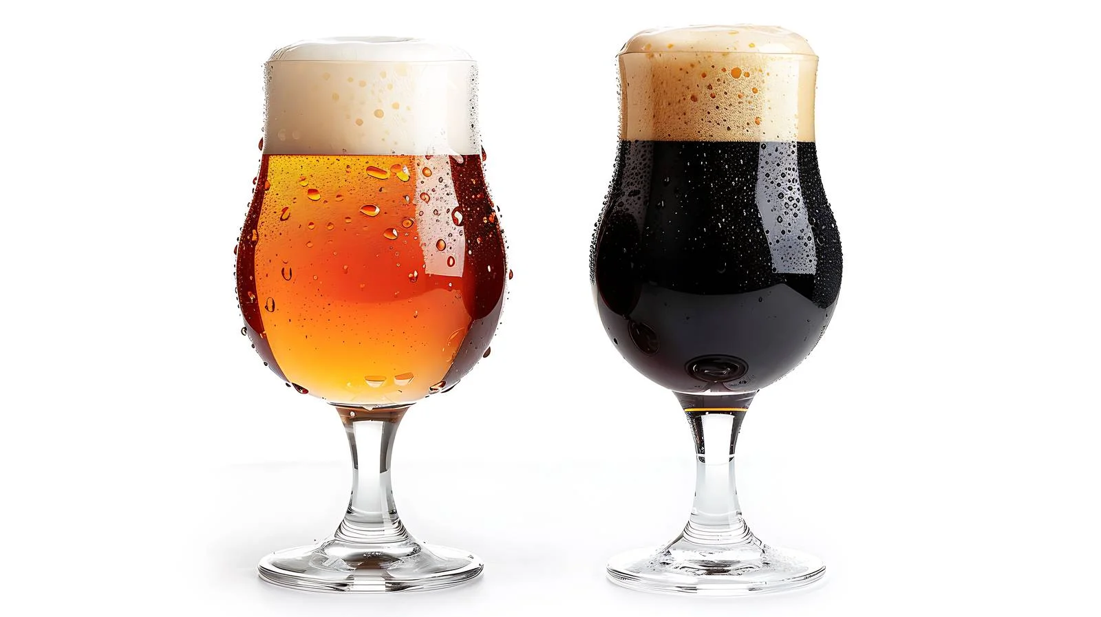 Elegant Dark Craft Beer in Glass — free download from Dotvec