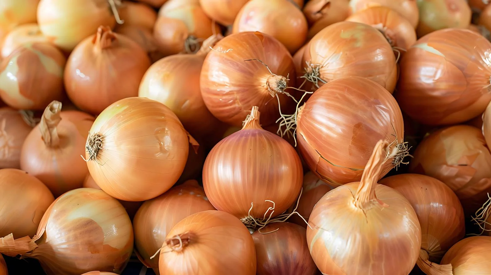 Vibrant Fresh Onions at Market Close-Up — free download from Dotvec