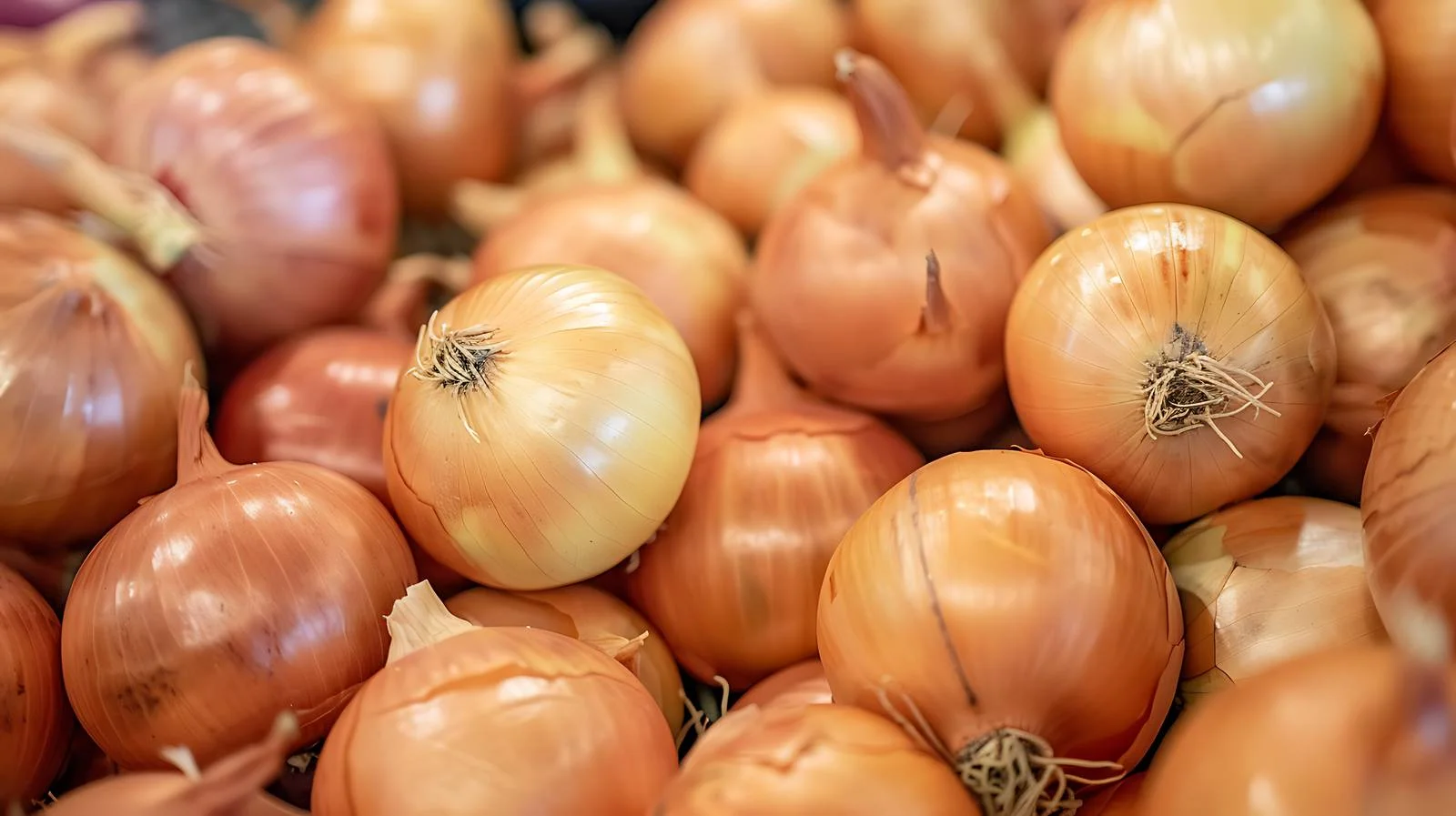 Vibrant Fresh Onions at Farmers' Market — free download from Dotvec