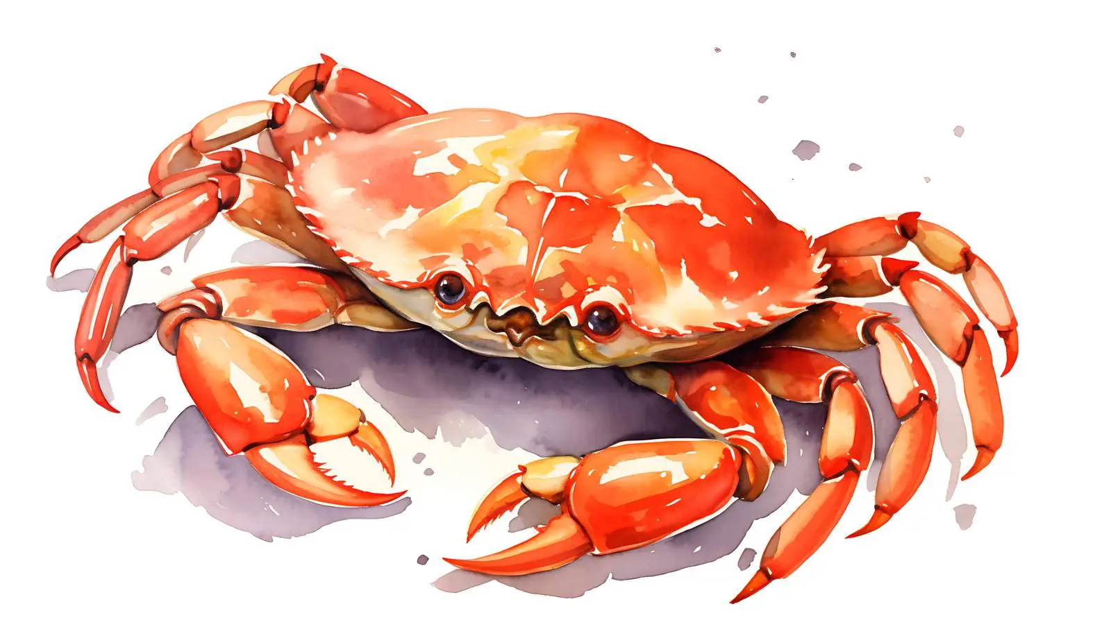 Crab on White Background — free download from Dotvec