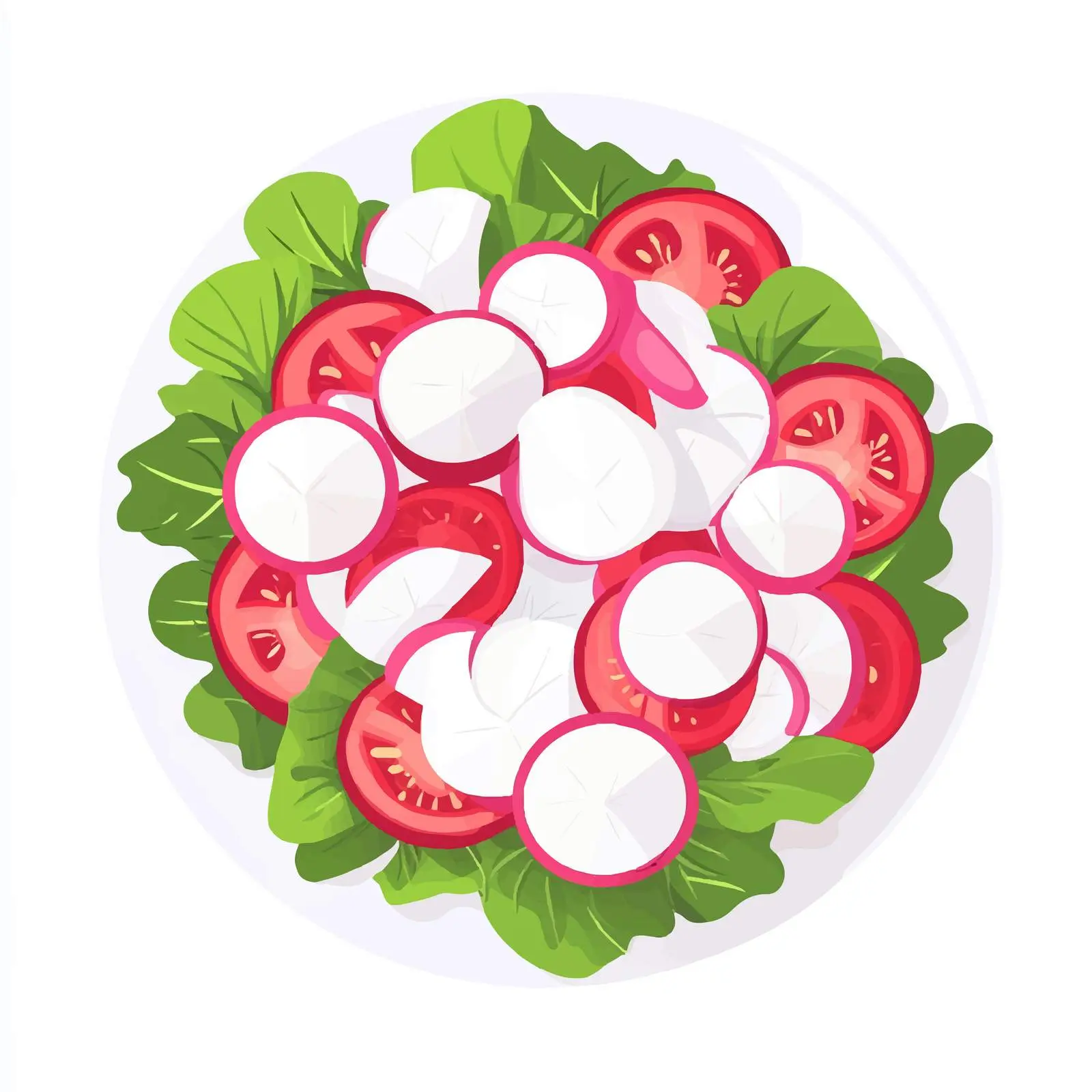 Fresh Radish Vegetable Icon Vector Illustration — free download from Dotvec