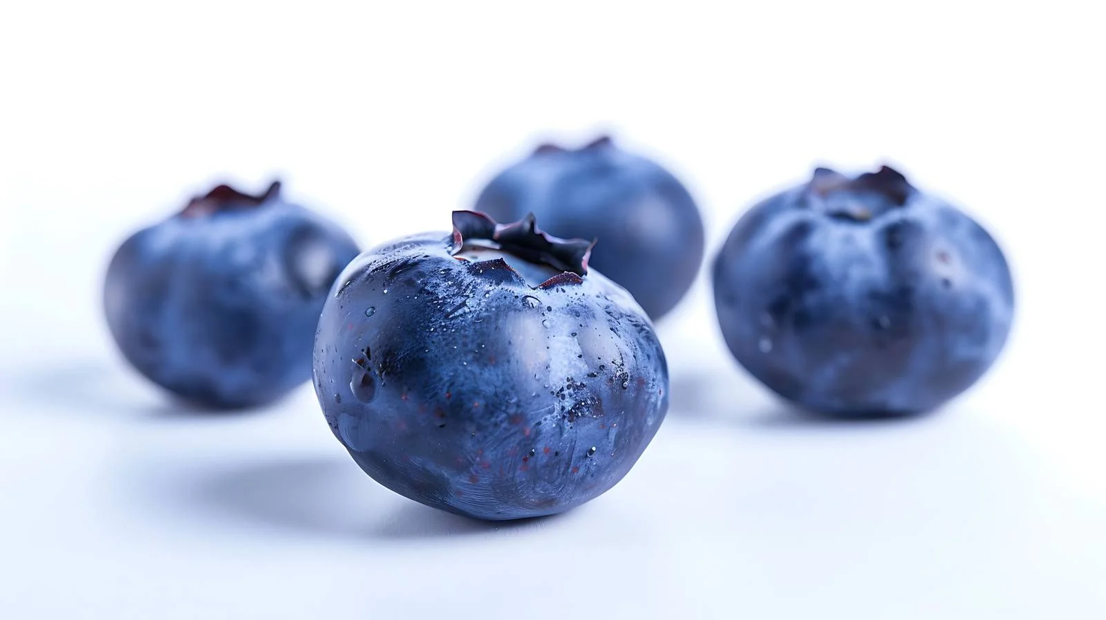 Fresh Blueberries on White Background — free download from Dotvec
