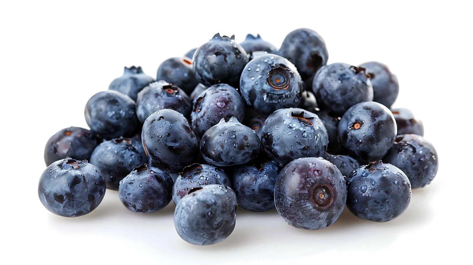 Fresh Blueberries Isolated on White Background — free download from Dotvec