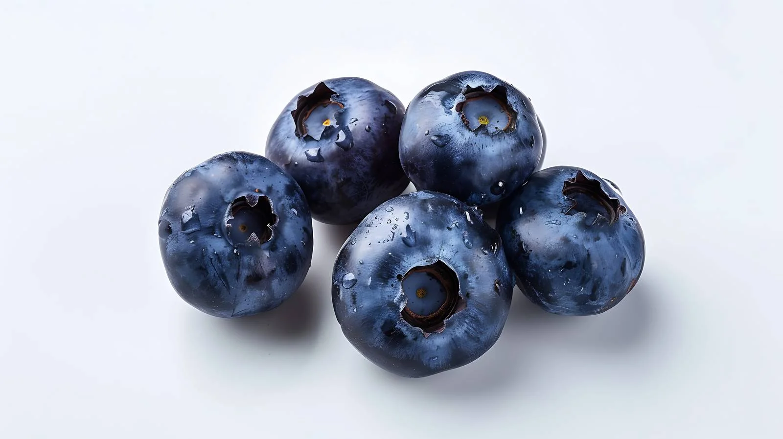 Vibrant Blueberries on White Background — free download from Dotvec