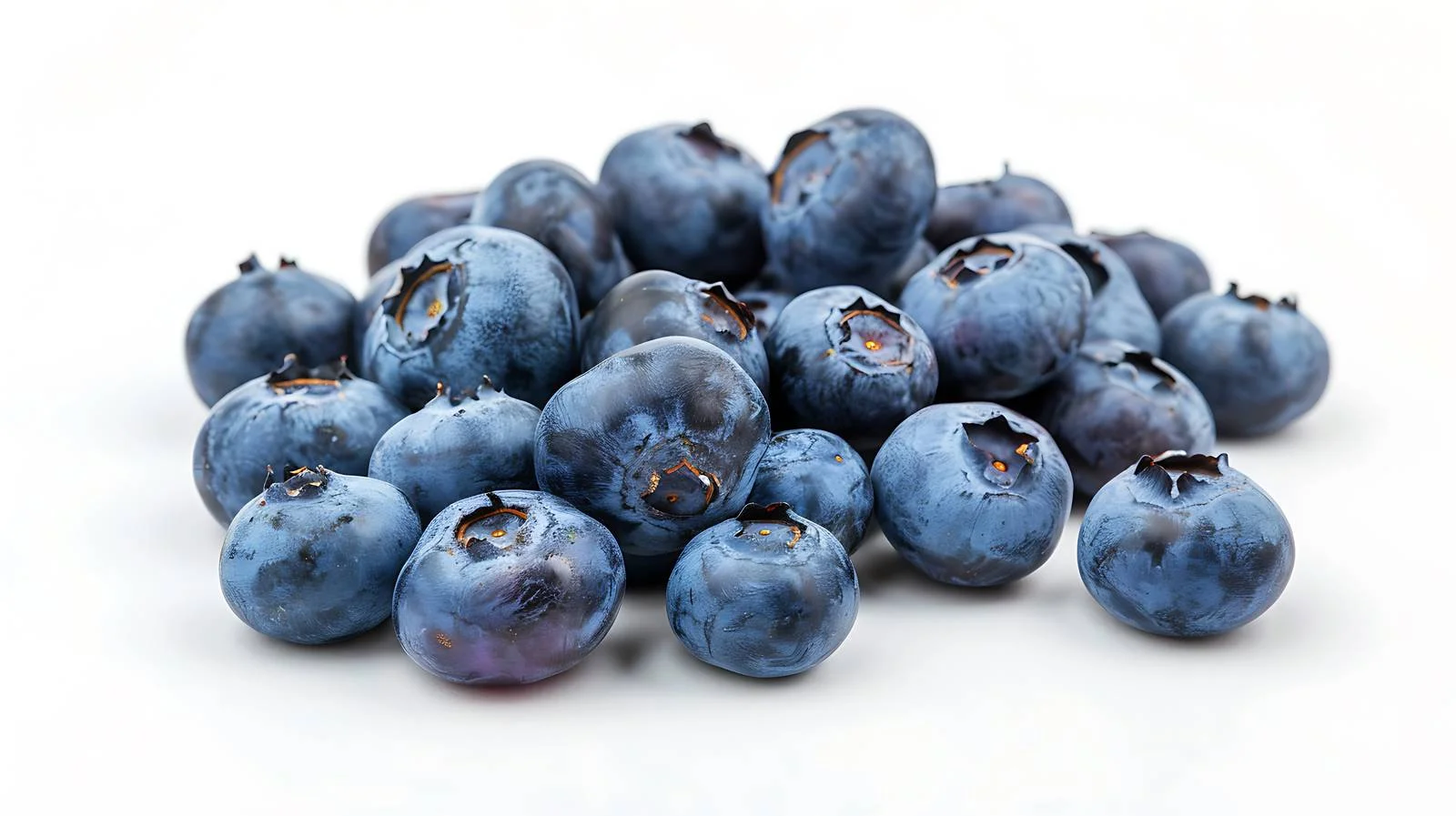 Vibrant Fresh Blueberries on White Background — free download from Dotvec