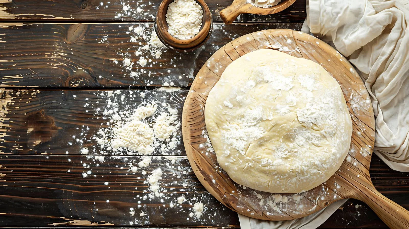 Raw Dough for Bread or Pizza — free download from Dotvec