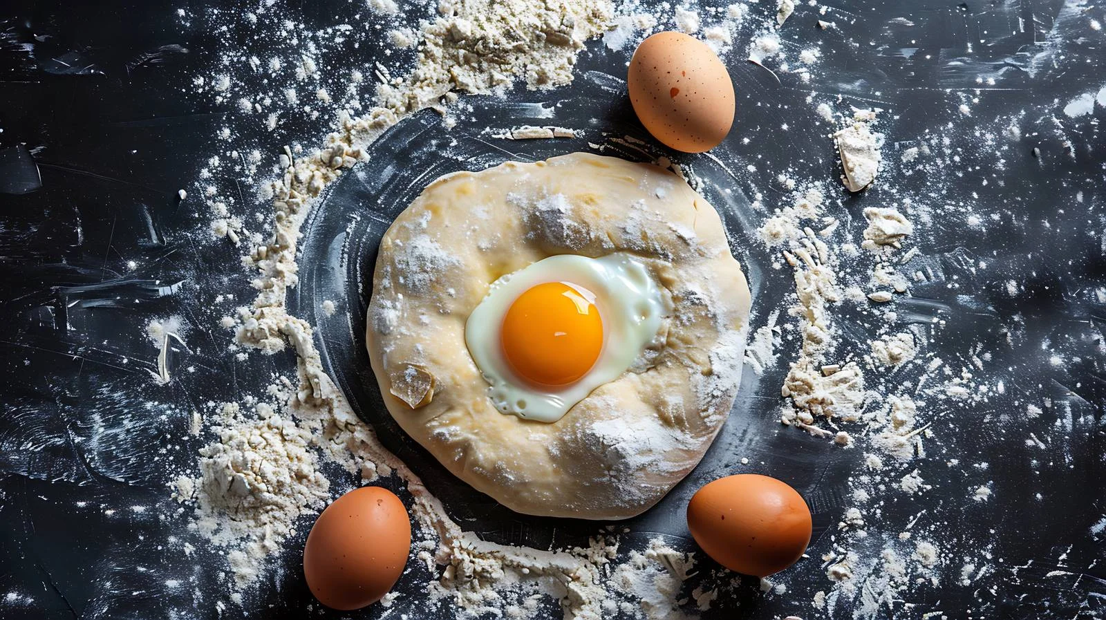 Raw Dough for Bread or Pizza Preparation — free download from Dotvec